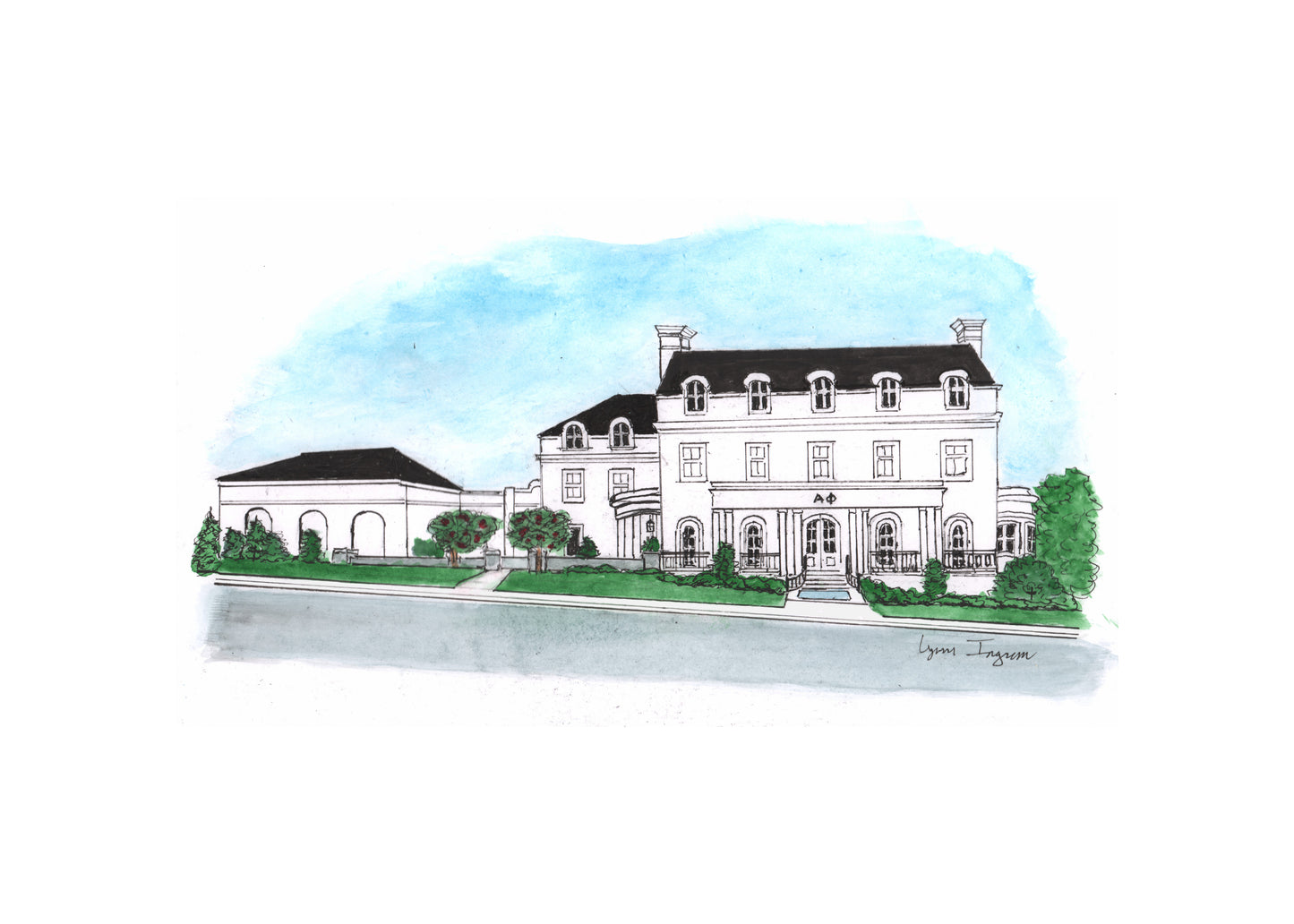 Alpha Phi Sorority House at Ole Miss