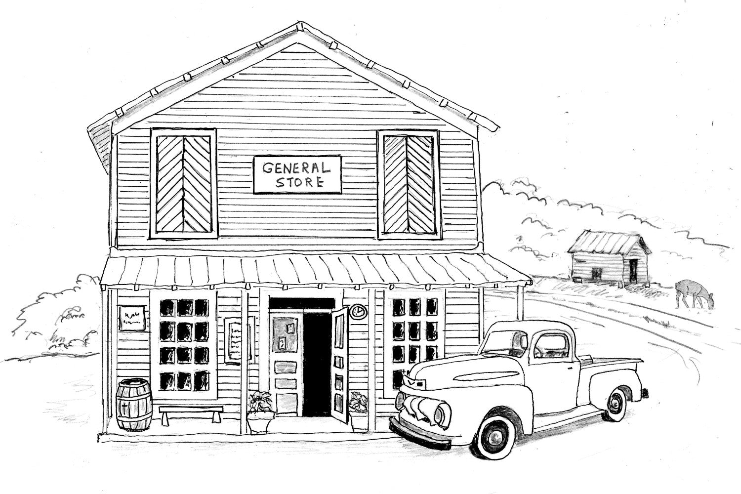 Country store in North Carolina
