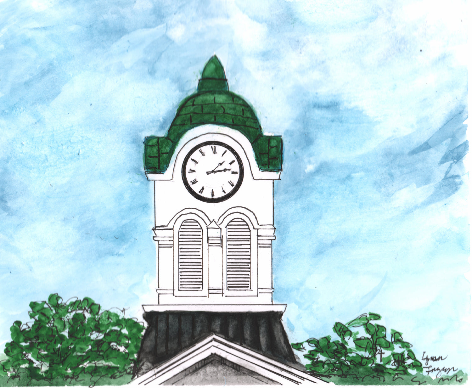 Courthouse Clock, Oxford, Mississippi