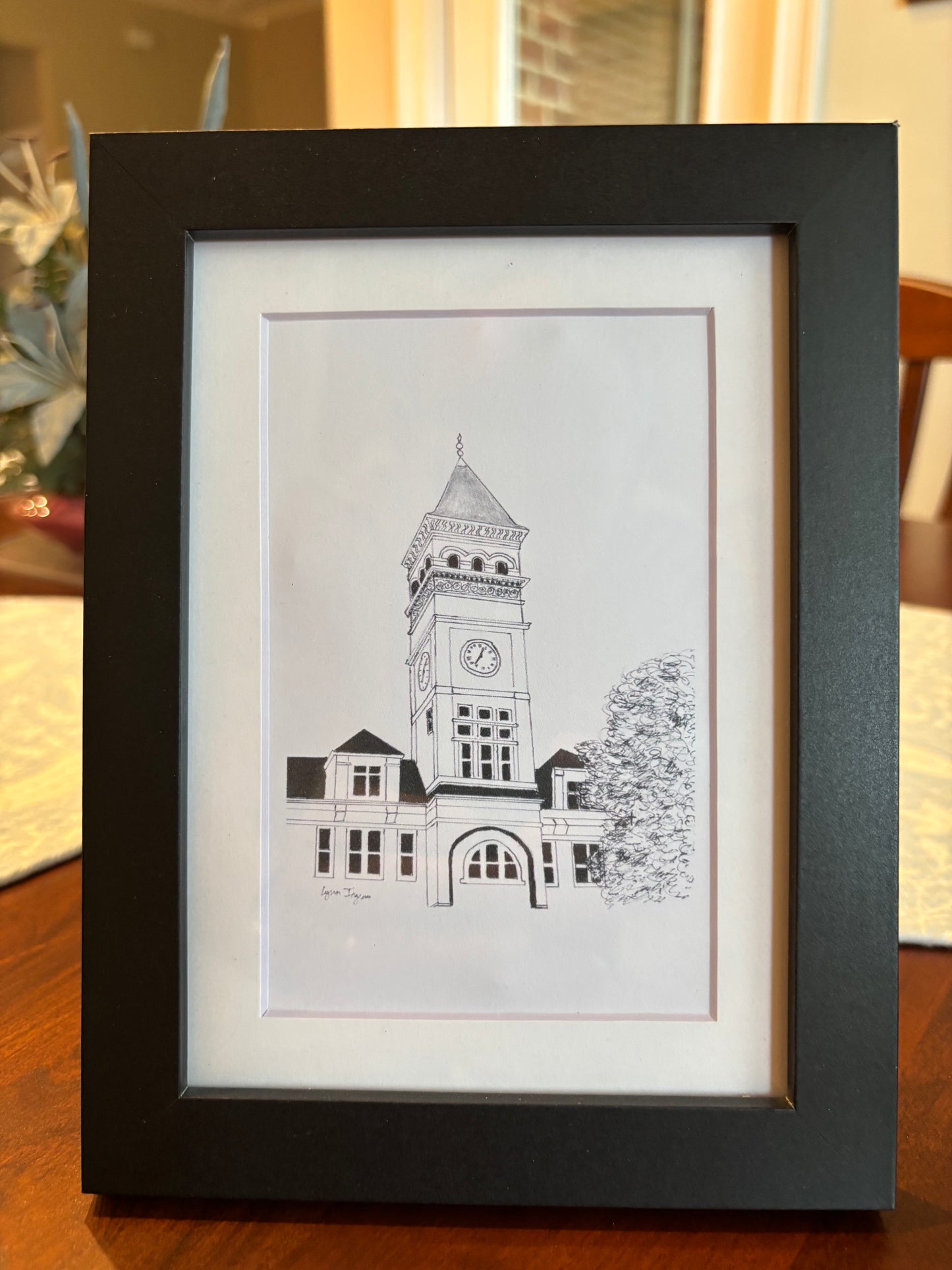 Old Main - Tillman Hall - Clemson Framed