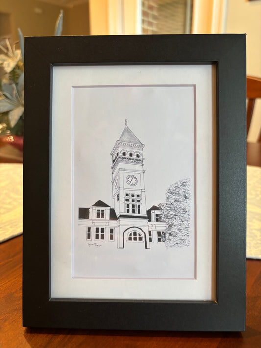 Old Main - Tillman Hall - Clemson Framed